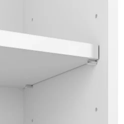 Bush Business Furniture Hustle Tall 5 Shelf Bookcase, White (HUB230WH)