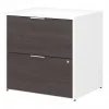 Bush Business Furniture Jamestown 2-Drawer Lateral File Cabinet, Locking, Letter/Legal, Storm Gray/White, 29.72" (JTF130SGWHSU)