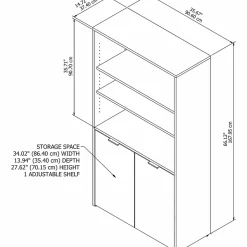 Bush Business Furniture Jamestown 66