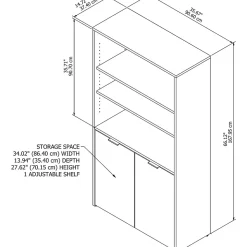Bush Business Furniture Jamestown 66.12