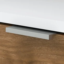 Bush Business Furniture Jamestown 2-Drawer Vertical File Cabinet, Letter/Legal, Fresh Walnut/White, 23.66