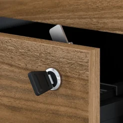 Bush Business Furniture Jamestown 2-Drawer Vertical File Cabinet, Letter/Legal, Fresh Walnut/White, 23.66