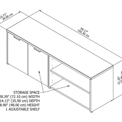 Bush Business Furniture Jamestown 21.2