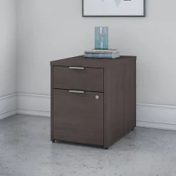 Bush Business Furniture Jamestown 2-Drawer Vertical File Cabinet, Locking, Letter/Legal, Storm Gray, 23.66" (JTF116SGSU)