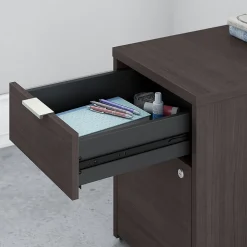 Bush Business Furniture Jamestown 2-Drawer Vertical File Cabinet, Locking, Letter/Legal, Storm Gray, 23.66