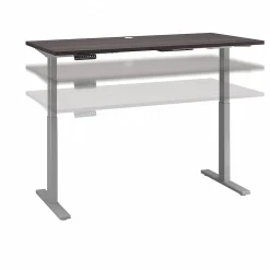 Bush Business Furniture Move 60 Series 60"W Electric Height Adjustable Standing Desk, Storm Gray (M6S6030SGSK)