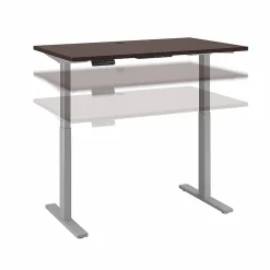 Bush Business Furniture Move 60 Series 48"W Electric Height Adjustable Standing Desk, Mocha Cherry (M6S4824MRSK)