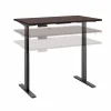 Bush Business Furniture Move 60 Series 48"W Electric Height Adjustable Standing Desk, Mocha Cherry (M6S4824MRBK)