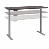 Bush Business Furniture Move 60 Series 72"W Electric Height Adjustable Standing Desk, Storm Gray (M6S7230SGSK)