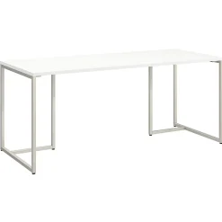 Bush Business Furniture Method 72"W Table Desk, White (KI70207K)