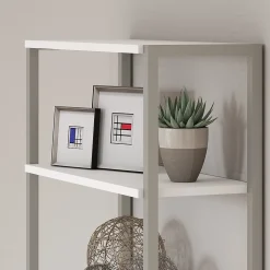 Bush Business Furniture Method 2 Drawer Lateral File Cabinet with Hutch, White (MTH012WHSU)