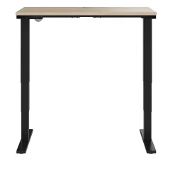 Bush Business Furniture Move 40 Series 48"W Electric Adjustable Standing Desk, Natural Elm/Black Powder Coat (M4S4824NEBK)