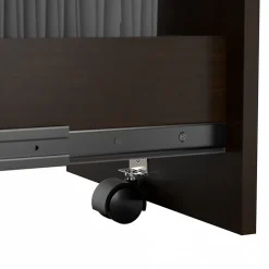 Bush Business Furniture Office in an Hour Cubicle Storage with Cabinet, Paper Tray, & Pencil Holder, Mocha Cherry (WC36890-03K)