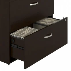 Bush Business Furniture Office in an Hour 2 Drawer Lateral File Cabinet, Mocha Cherry (OIAH011MRSU)
