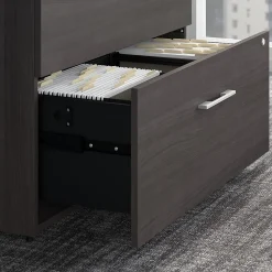 Bush Business Furniture Office 500 2-Drawer Lateral File Cabinet, Locking, Letter/Legal, Storm Gray, 35.67