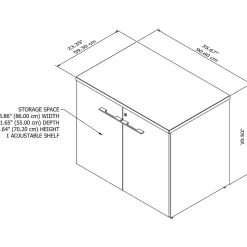 Bush Business Furniture Office 500 29.82