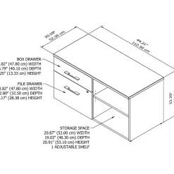 Bush Business Furniture Office 500 23.2