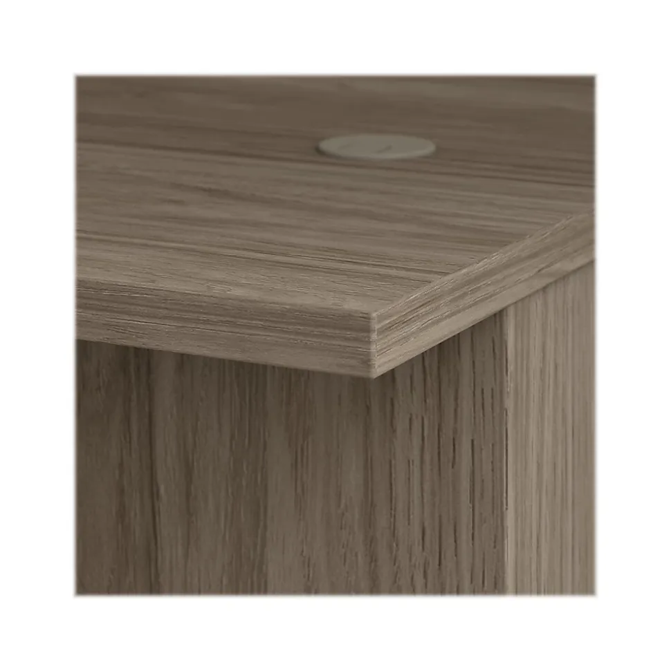 Bush Business Furniture Office 500 72"W U Shaped Executive Desk with Drawers and Hutch, Modern Hickory (OF5003MHSU)