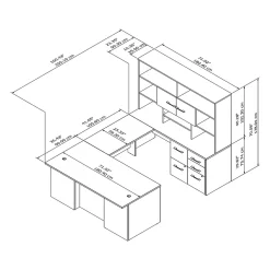 Bush Business Furniture Office 500 72
