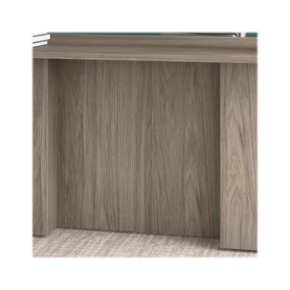 Bush Business Furniture Office 500 72"W L Shaped Executive Desk with Drawers, Modern Hickory (OF5004MHSU)