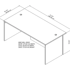 Bush Business Furniture Office 500 72