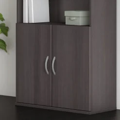 Bush Business Furniture Studio C Bookcase Door Kit, Storm Gray (SCB236SG)