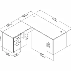 Bush Business Furniture Studio C 72