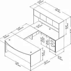 Bush Business Furniture Studio C 72