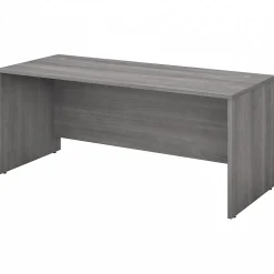 Bush Business Furniture Studio C 72"W Office Desk, Platinum Gray (SCD272PG)