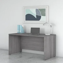 Bush Business Furniture Studio C 60"W Office Desk, Platinum Gray (SCD260PG)