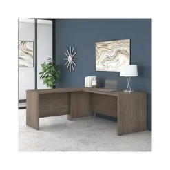 Bush Business Furniture Studio C 72"W L Shaped Desk with Return, Modern Hickory (STC049MH)