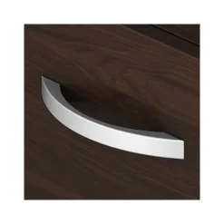 Bush Business Furniture Studio C 2-Drawer Mobile Vertical File Cabinet, Letter/Legal Size, Lockable, Black Walnut (SCF116BWSU)