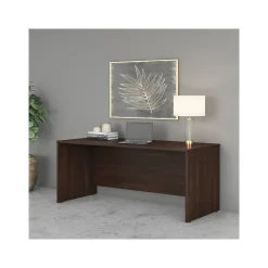 Bush Business Furniture Studio C 72"W Office Desk, Black Walnut (SCD272BW)