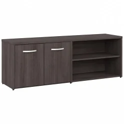 Bush Business Furniture Studio A 21" Low Storage Cabinet with 4 Shelves and Doors, Storm Gray (SDS160SG-Z)