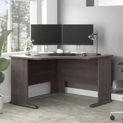 Bush Business Furniture Studio A 48"W Corner Computer Desk, Storm Gray (SDD148SG)