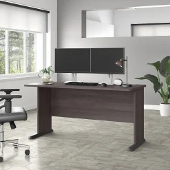 Bush Business Furniture Studio A 60"W Computer Desk, Storm Gray (SDD160SG)