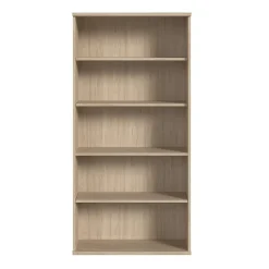 Bush Business Furniture Studio C Tall 5 Shelf Bookcase, Natural Elm (SCB136NE)