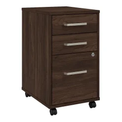 Bush Business Furniture Vista 3 Drawer File Cabinet, Black Walnut (VSF116BWSU)