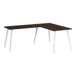 Bush Business Furniture Vista 60"W L Shaped Desk, Black Walnut (VST004BW)