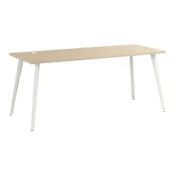 Bush Business Furniture Vista 72"W Computer Desk, Natural Elm (VSD172NE)