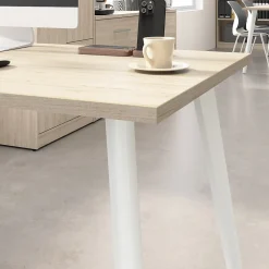 Bush Business Furniture Vista 48"W Computer Desk, Natural Elm (VSD148NE)