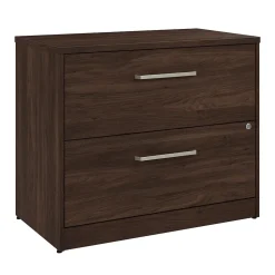 Bush Business Furniture Vista 2 Drawer File Cabinet, Black Walnut (VSF136BWSU)