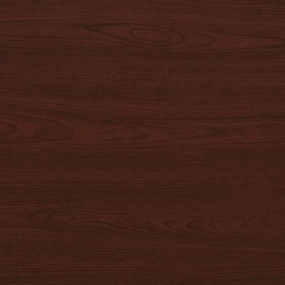 Bush Business Furniture 66"W Arlington L Shaped Desk with Drawers and Keyboard Tray, Harvest Cherry (WC65570-03K)