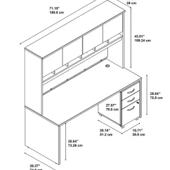 Bush Business Furniture Westfield 72