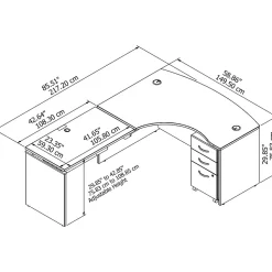Bush Business Furniture Westfield 60