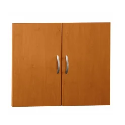 Bush Business Furniture Westfield Half-Height 2 Door Kit, Natural Cherry, (WC72411)