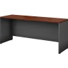 Bush Business Furniture Westfield 72"W Credenza Desk, Hansen Cherry/Graphite Gray (WC24426)