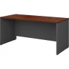 Bush Business Furniture Westfield 66W x 30D Office Desk, Hansen Cherry/Graphite Gray (WC24442A)