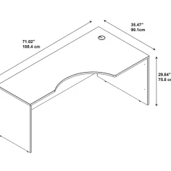 Bush Business Furniture Westfield 72