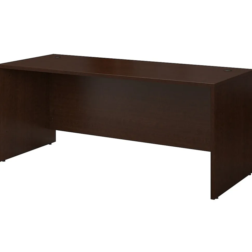 Bush Business Furniture Westfield 72"W Office Desk, Mocha Cherry (WC12936)